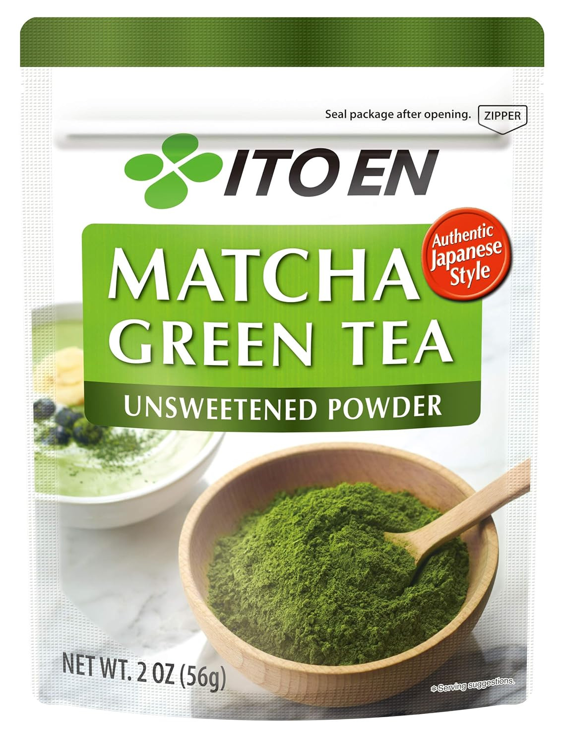 Japanese Matcha Powder, Unsweetened, 2 Ounce