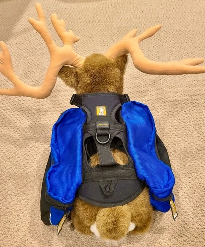 Ruffwear Dog Gear Light Loop Pack Backpacking Saddlebags Blue Size Small