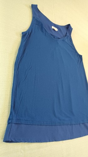 Merona Blue Tank Top Blouse Women’s XS Sleeveless Top Royal Blue Dressy Blouse - Picture 17 of 22