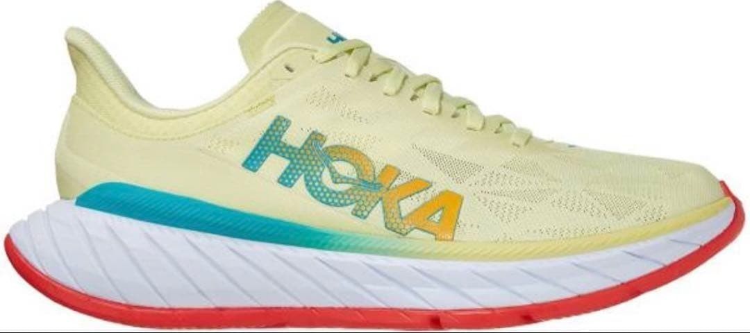 Hoka One One HOKA Carbon X 2 Luminary Green Hot Coral for sale | eBay