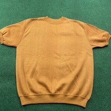 Vintage 50S 60S Short Sleeve Sweatshirt Mens ...