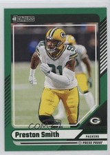 2024 Panini Donruss Green Press Proof Preston Smith #138 2l4