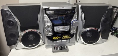 2002 SHARP CD-BA200 Stereo MINI Comp System CD Radio Cassette ***READ*****