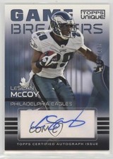 2009 Topps Unique Game Breakers Auto 98/400 LeSean McCoy #GA-LM Auto 1b9
