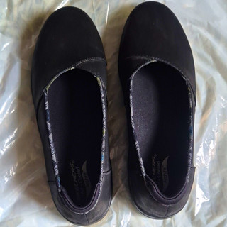 Skechers Air Cooled Arch Fit Slip On Comfort Shoes Black UK 6 EU 39 US 9