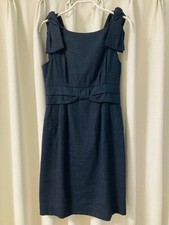 Marc By Marc Jacobs Wool Sleeveless Stretch Dress Navy Lined Size 0 MB1225257