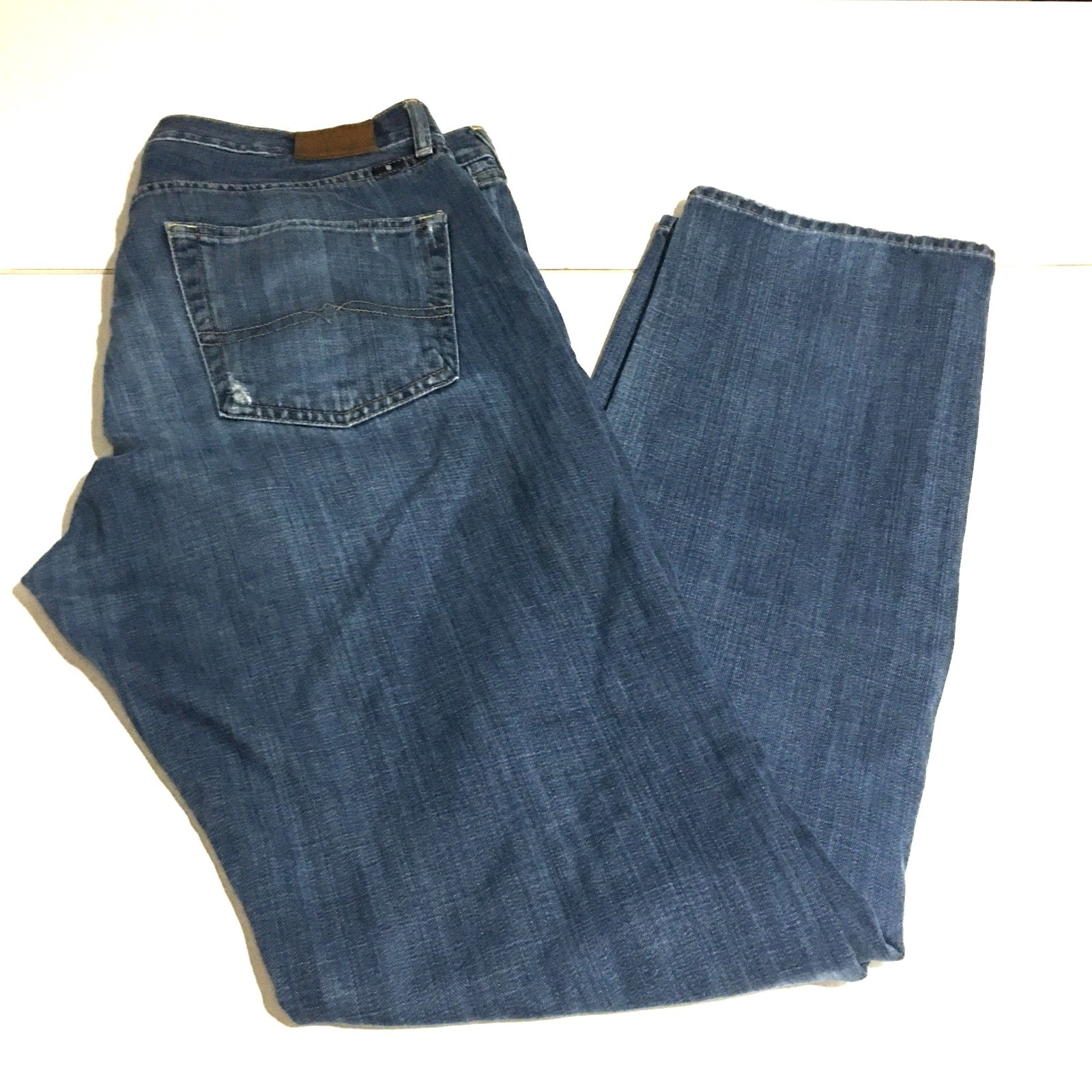 Size 34x34 Distressed Dark Wash