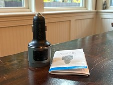 Bluetooth 5.0 Car Wireless FM Transmitter Adapter 2USB QC3.0 Charger Hands-Free