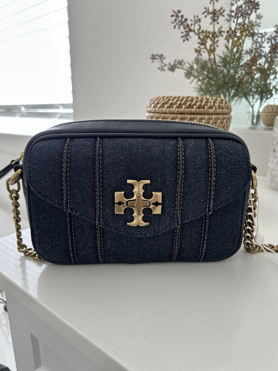 Gorgeous Tory Burch Kira Denim Mini Camera Bag NWT | eBay Gorgeous Tory Burch Kira Denim Mini Camera Bag NWT | eBay