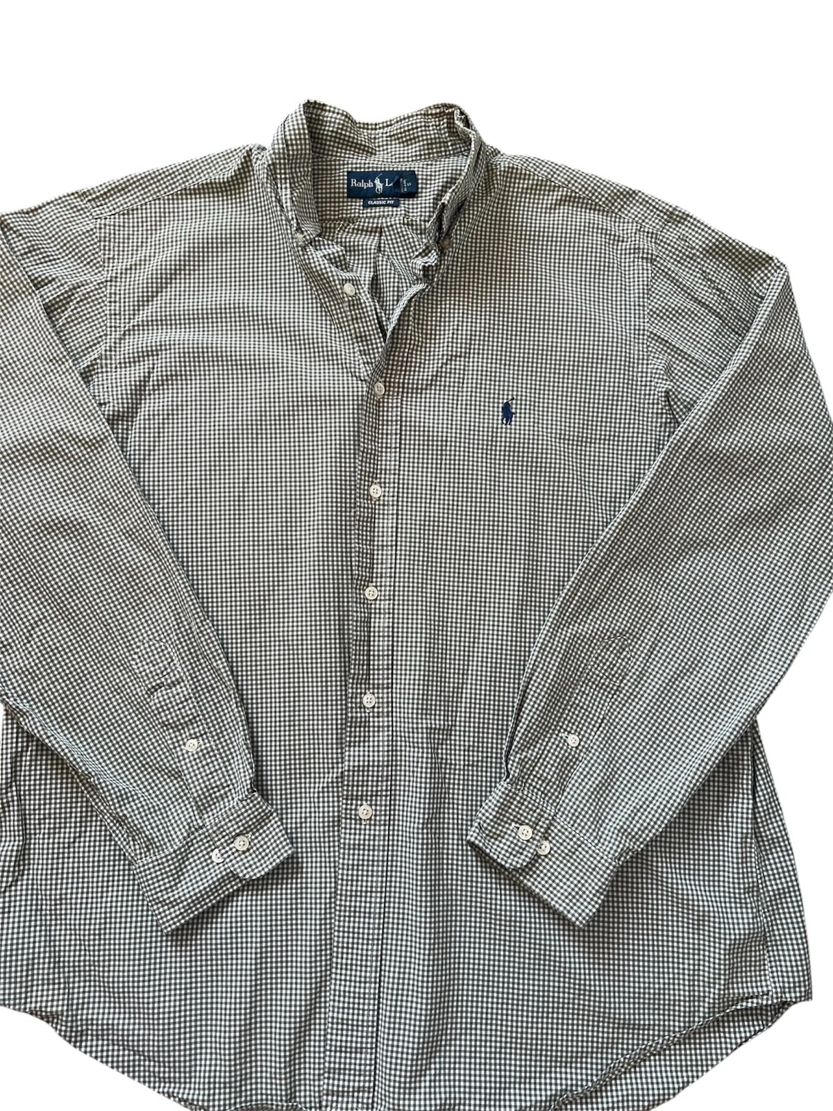 Vintage Ralph Lauren Custom Fit Shirt, Size XL, Blue Logo
Opens in a new window or tab