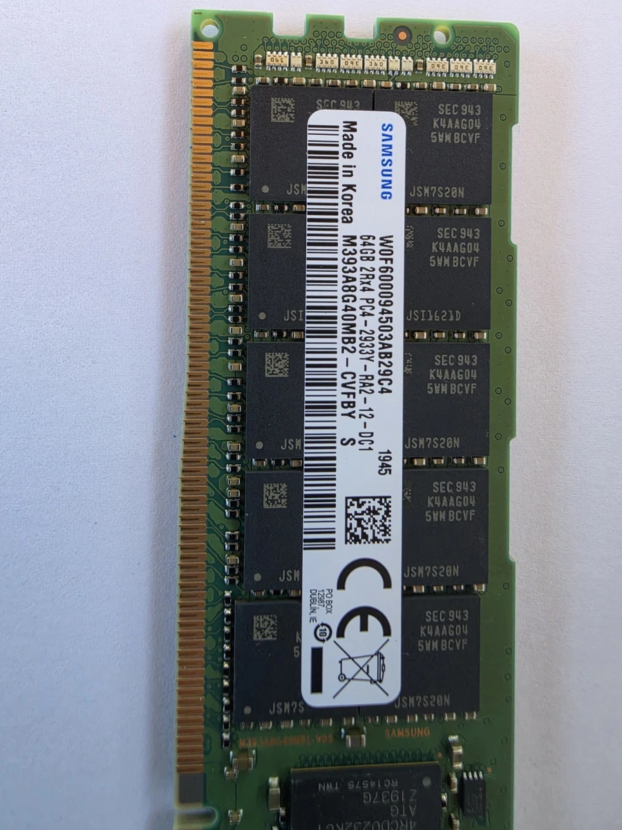 Samsung DDR4 SDRAM 64 GB Total Capacity Memory (RAM) for sale | eBay