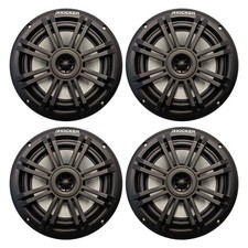 2 Pair QTY 4 of Kicker 49BKM604B 6.5" 150W 2-Way Black Marine Audio Speaker
