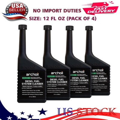 #ad Archoil AR6400 D Diesel Fuel System Cleaner Four Pack Cleans Injectors Turbo DPF $85.99