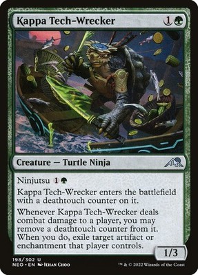 MTG Kappa Tech-Wrecker Kamigawa: Neon Dynasty #198 Uncommon Magic The Gathering
