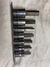 Snap On 12 Drive Sae Allen Socket Set 7 Piece With Rack