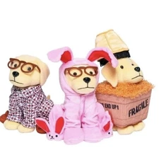 A Christmas Story Raising Canes Plush Dog Set Of 3 Limited Edition 2025. SEALED
