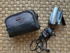 Canon HV20A HDV Camcorder with Battery, DC Charger, Case  Mini SD Card WORKS