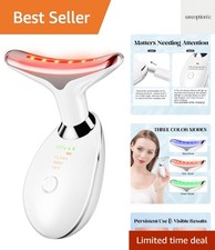 Compact Neck Face Massager with 3 Modes for Double Chin Reduction Relaxation