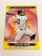 2024 Topps Inception Anthony Volpe 94/199 Yellow Foil Yankees SP TT4