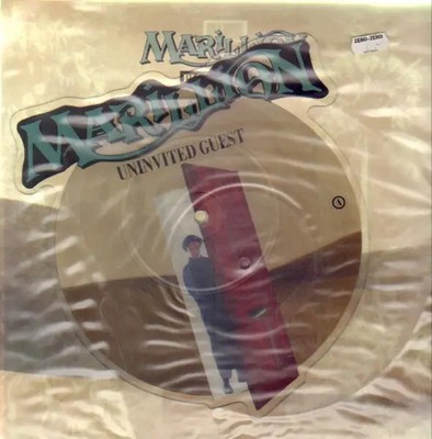 PICTURE DISC Marillion Uninvited Guest SHAPE DISC EMI