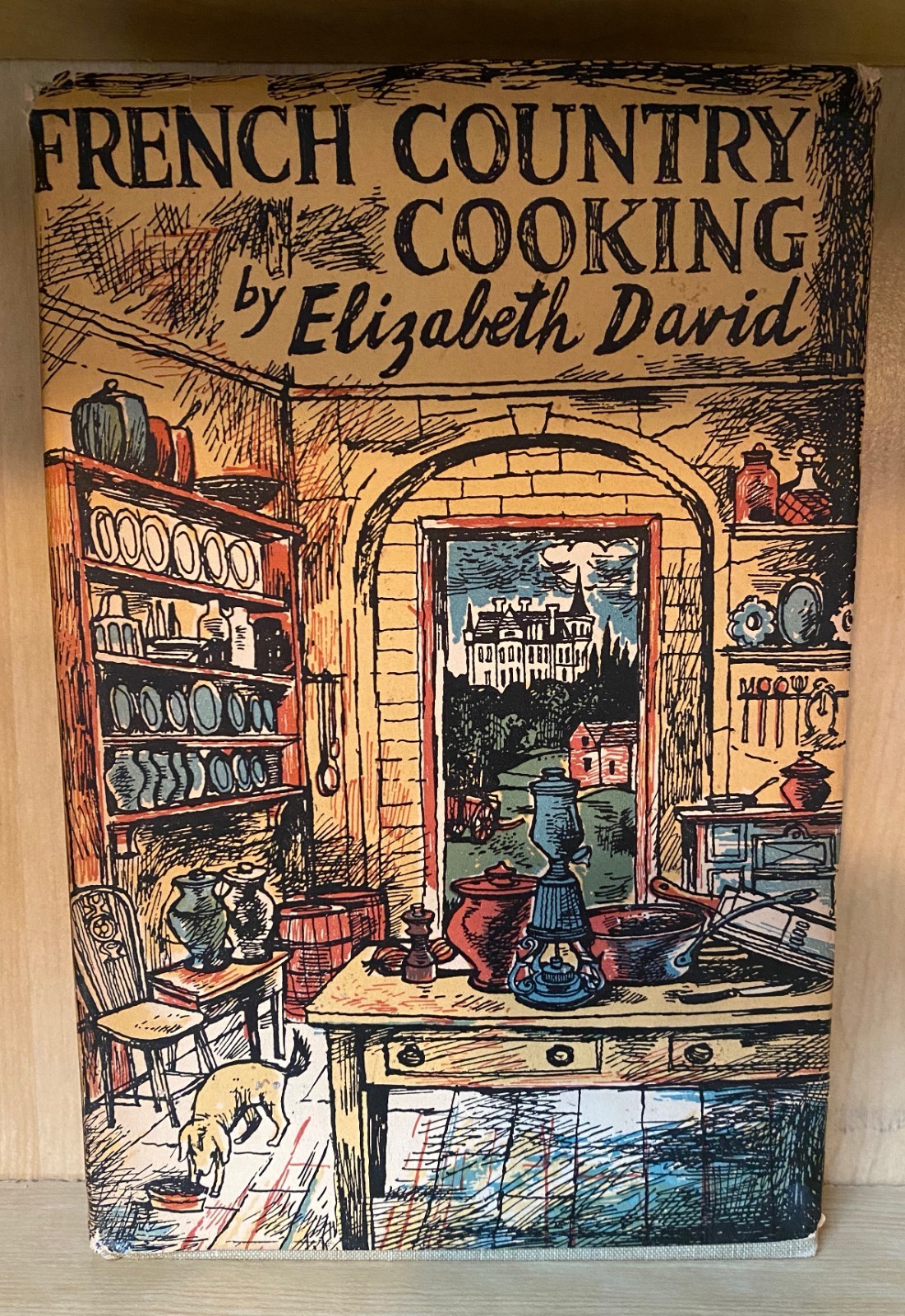 1952 FIRST EDITION FRENCH COUNTRY COOKBOOK BY ELIZABETH DAVI