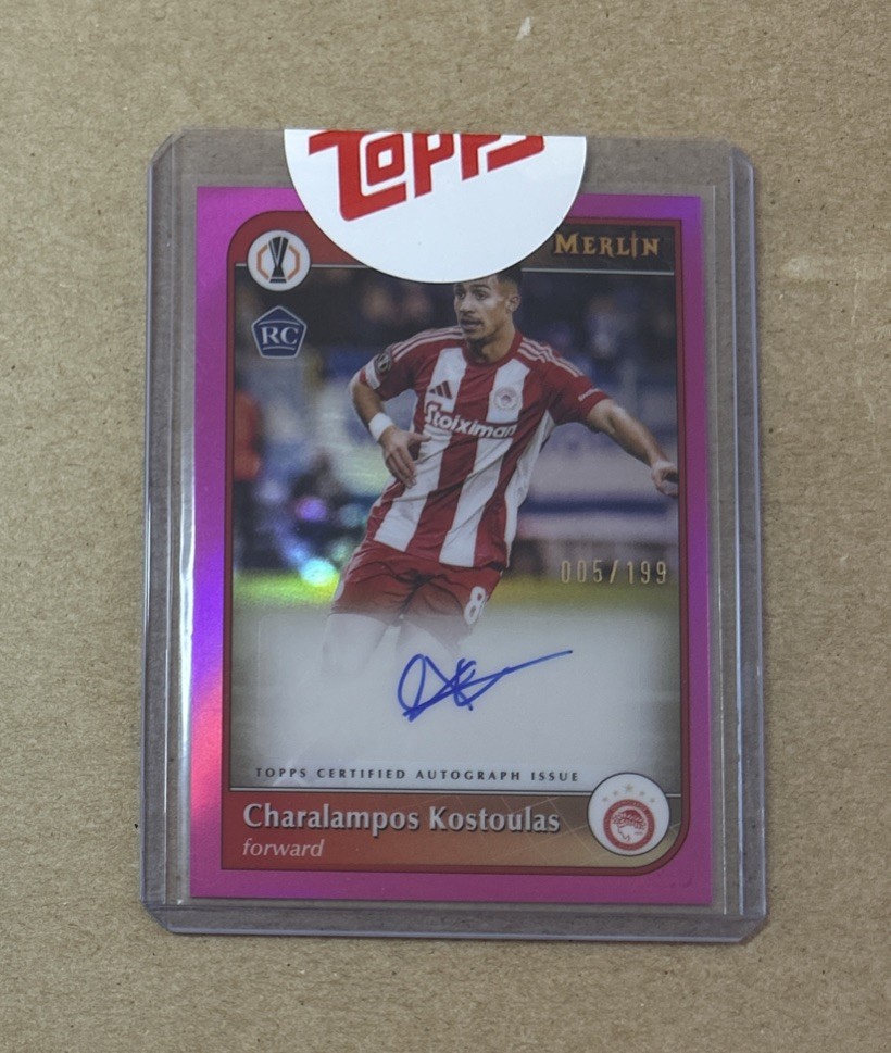 2024-25 Topps Merlin Uefa Club Competitions - Autographs 