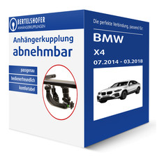 Westfalia Anh�ngerkupplung abnehmbar f�r BMW X4 Typ F26 AHK