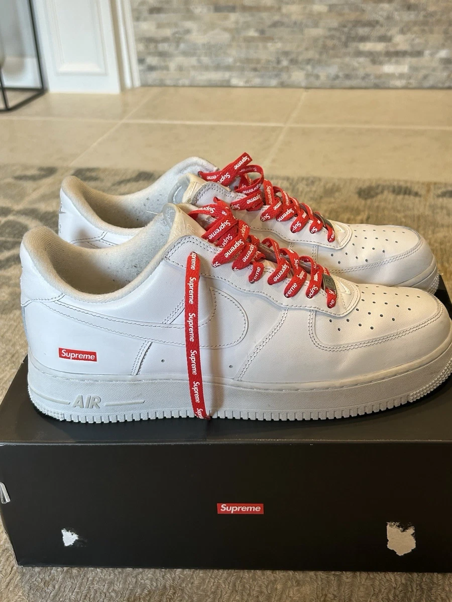 Nike Air Force 1 Supreme White for Sale | Authenticity Guaranteed