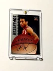 1997 Score Board Allen Iverson Autograph SP Silver Foil 76ers Very Scarce Auto