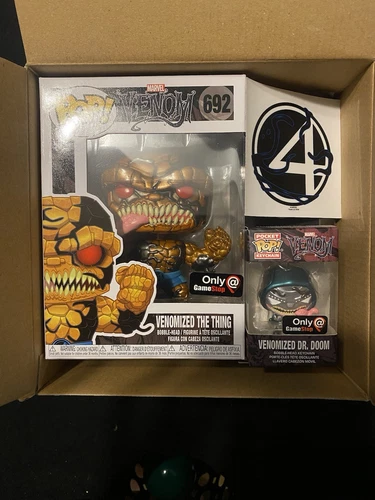 Caja Funko Pop Venomized The Thing