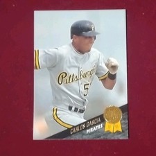 Score 1993 Carlos Garcia Pittsburgh Pirates #277 Rookie MLB Baseball Card. rookie card picture
