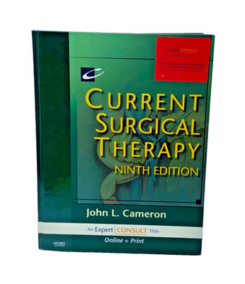 Current Surgical Therapy by John Cameron, 9th Edition, LIKE NEW Medical Textbook