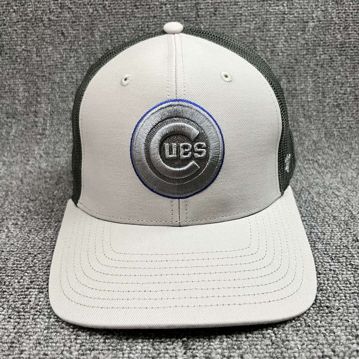 Chicago Cubs '47 Brand Trucker Hat Gray Mesh Snapback MLB Cap OSFA