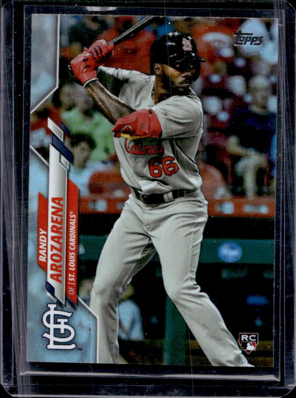 2020 Topps Randy Arozarena RC Rainbow Foil Rookie #229 Cardinals