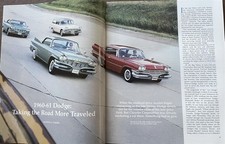 1960 - 1961 Dodge Polara Dart Pioneer 18 Page Color Article Mopar