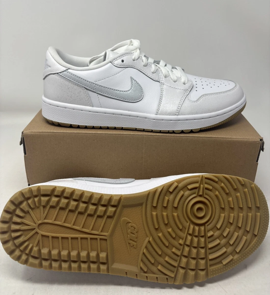 Jordan 1 Golf Low White Gum | eBay