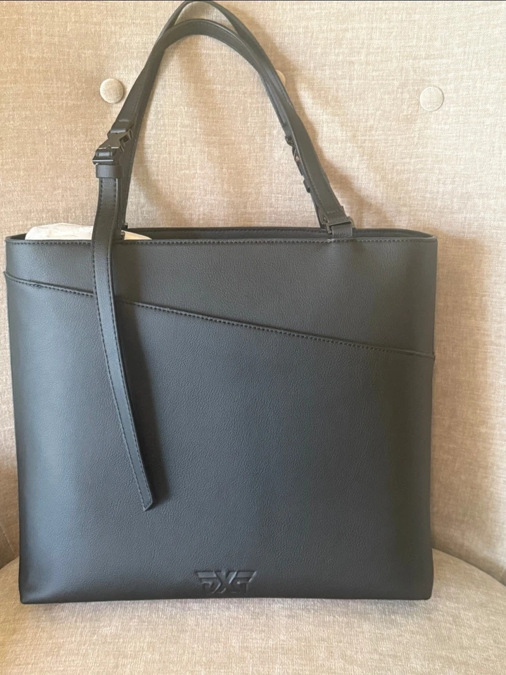 Bolso de hombro PXG de cuero exclusivo para mujer | Negro | Nuevo Foto 3 de 4