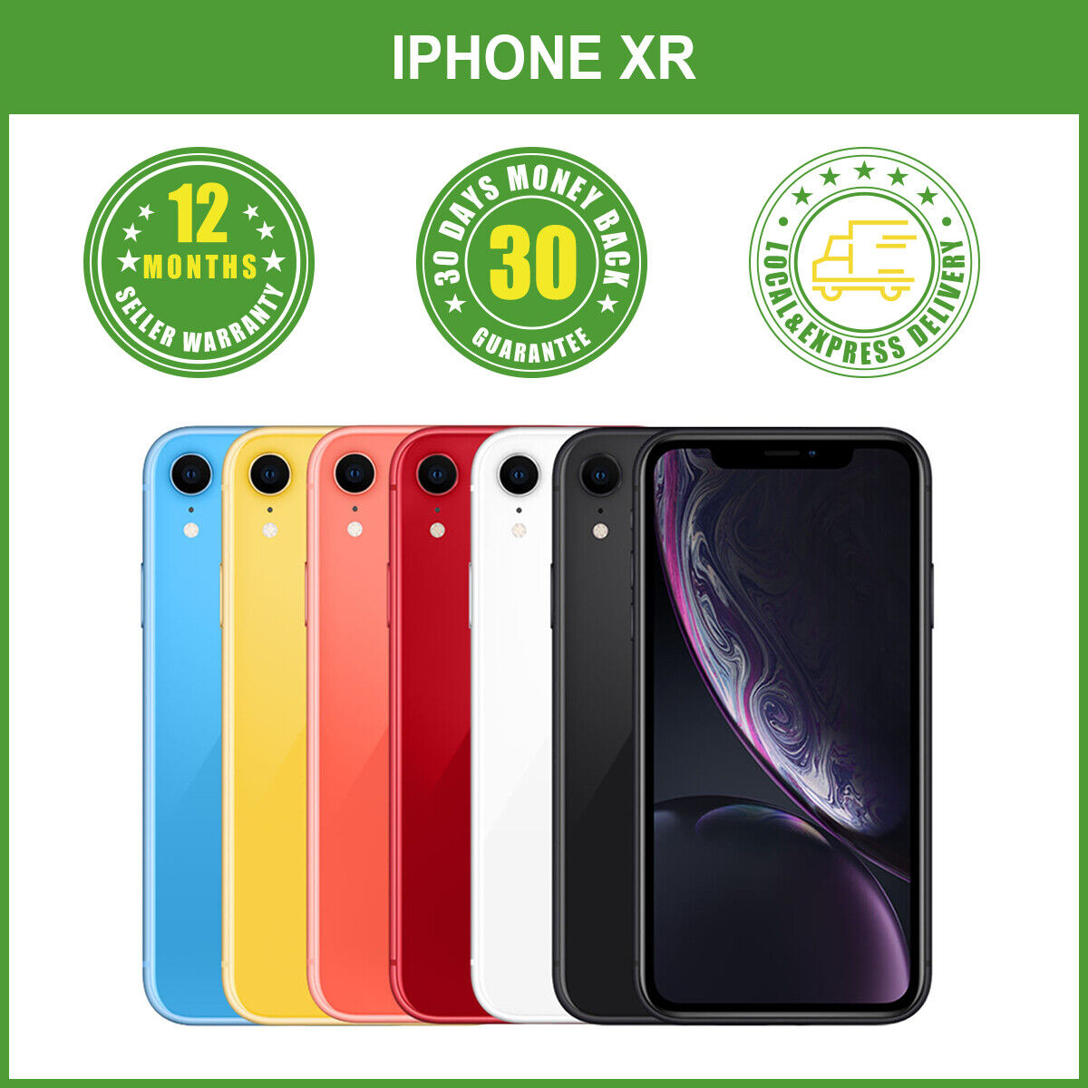 New Apple iPhone XR 64GB 128GB  Factory Unlocked AU SELLER FREE EXPRESS