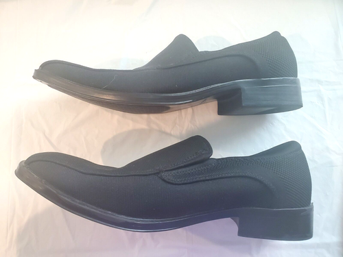Men's Mark Nason Loafers Dress Knit Shoes Black Comfort Slip On 68928 Size 9.5
