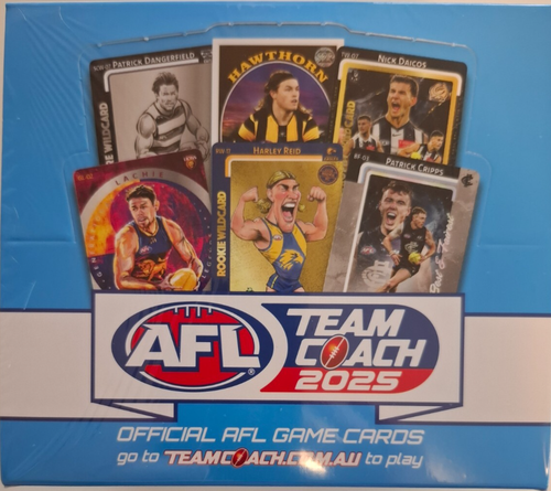 AFL Teamcoach 2025 Game Footy Card Packs - Box of 36 Packs