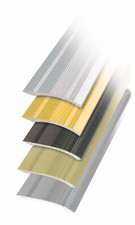 quickFIX Profil rampy podłogowej Samoprzylepny profil wyrównawczy 100x4x0,8cm z aluminium