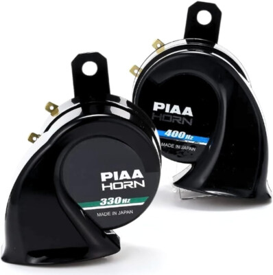 Piaa Superior Twin Tone Bass Horns 330 400Hz with English Instructions HO9 85115