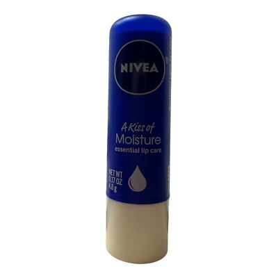 Nivea A Kiss Of Moisture Essential Lip Care 0.17 oz Shea Germany RARE