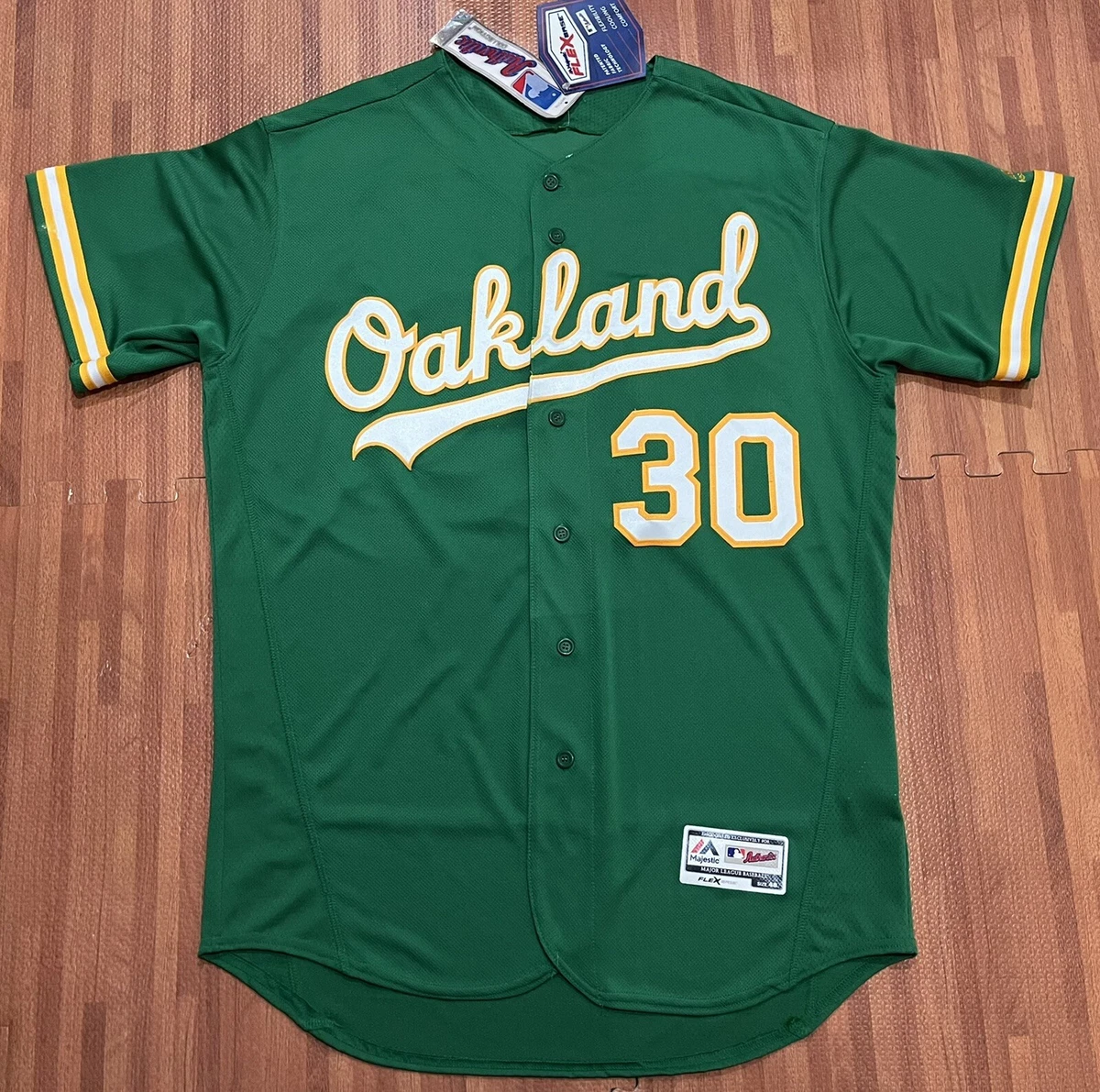 Oakland athletics majestic clearance jersey