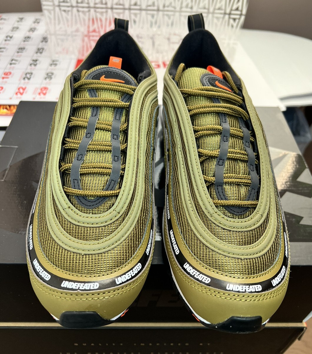 公式正規品!★AIR MAX 97 UNDFTD BLACK MILITIA GREEN (2020) Vnds Nike Air Max 97 Undefeated Black Militia Green (2020
