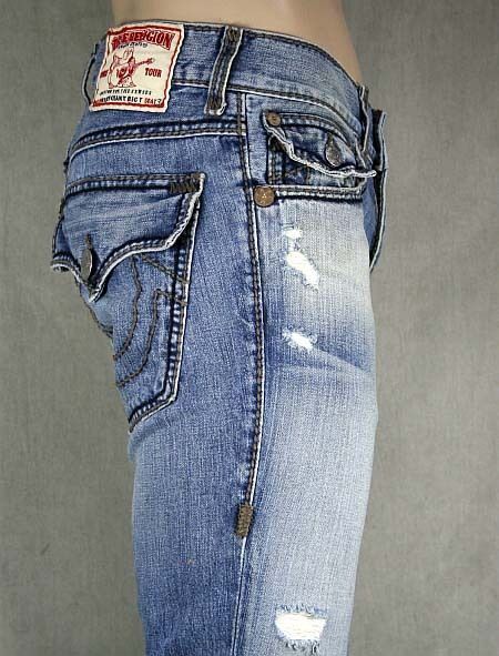 True Religion Jeans Mens RICKY Giant Big T High Plains True Religion Jeans Mens RICKY Giant Big T High Plains