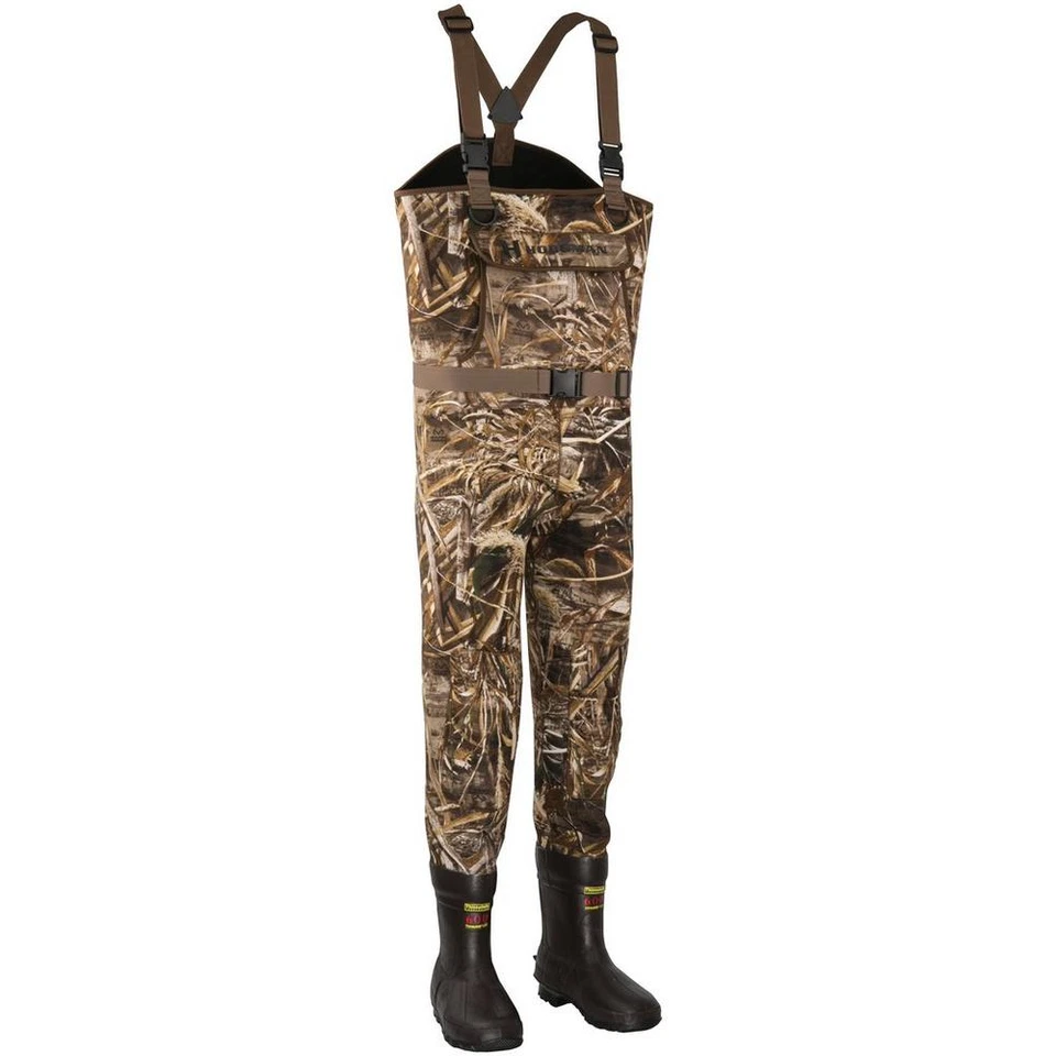 Hodgman Men’s Brighton Neoprene Cleated Waders Fishing Gear Realtree Size 8 - Image 2 of 3