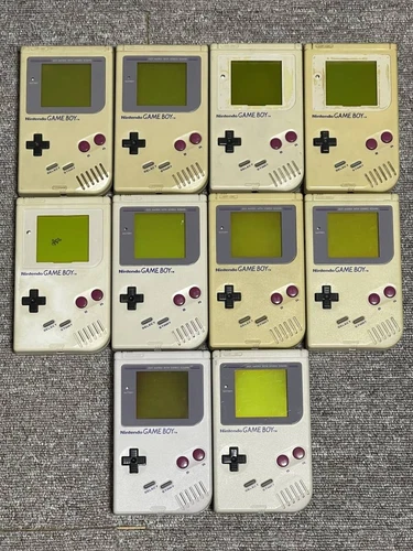 Nintendo GameBoy GB Console Japan random color Vintage 10 set Junk for parts