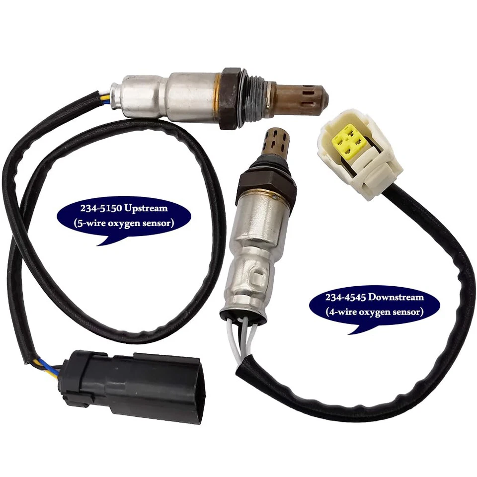 2x Oxygen O2 Sensor Upstream+Downstream For Jeep Cherokee 2.4L L4 2014 2015-2020 Foto 3 de 4