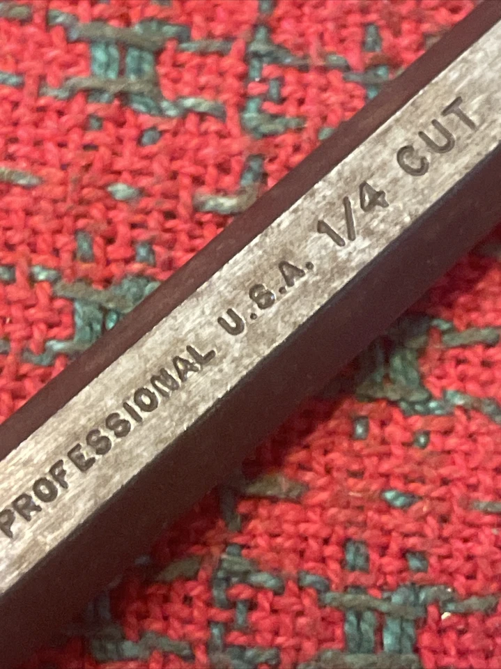 Cincel Proto Diamond Point Vintage 3/8 Cincel Frío Corte 1/4 HECHO EN EE. UU. NUEVO EN STOCK Foto 3 de 4